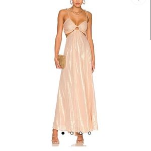 Gold maxi dress (Magda dress by sundress)